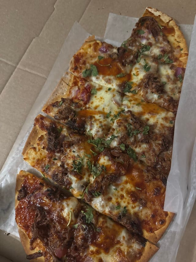 Smoked Brisket Flatbread.