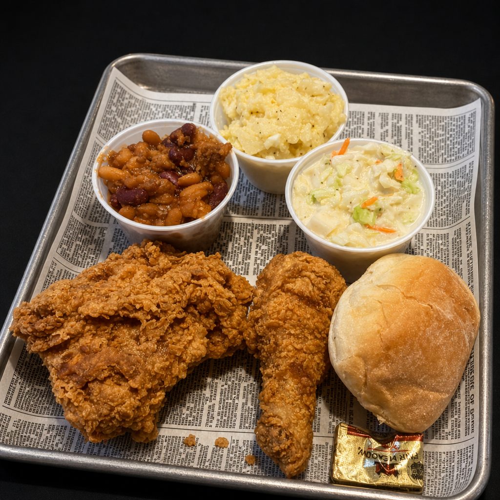 1/4 Chicken Dinner.