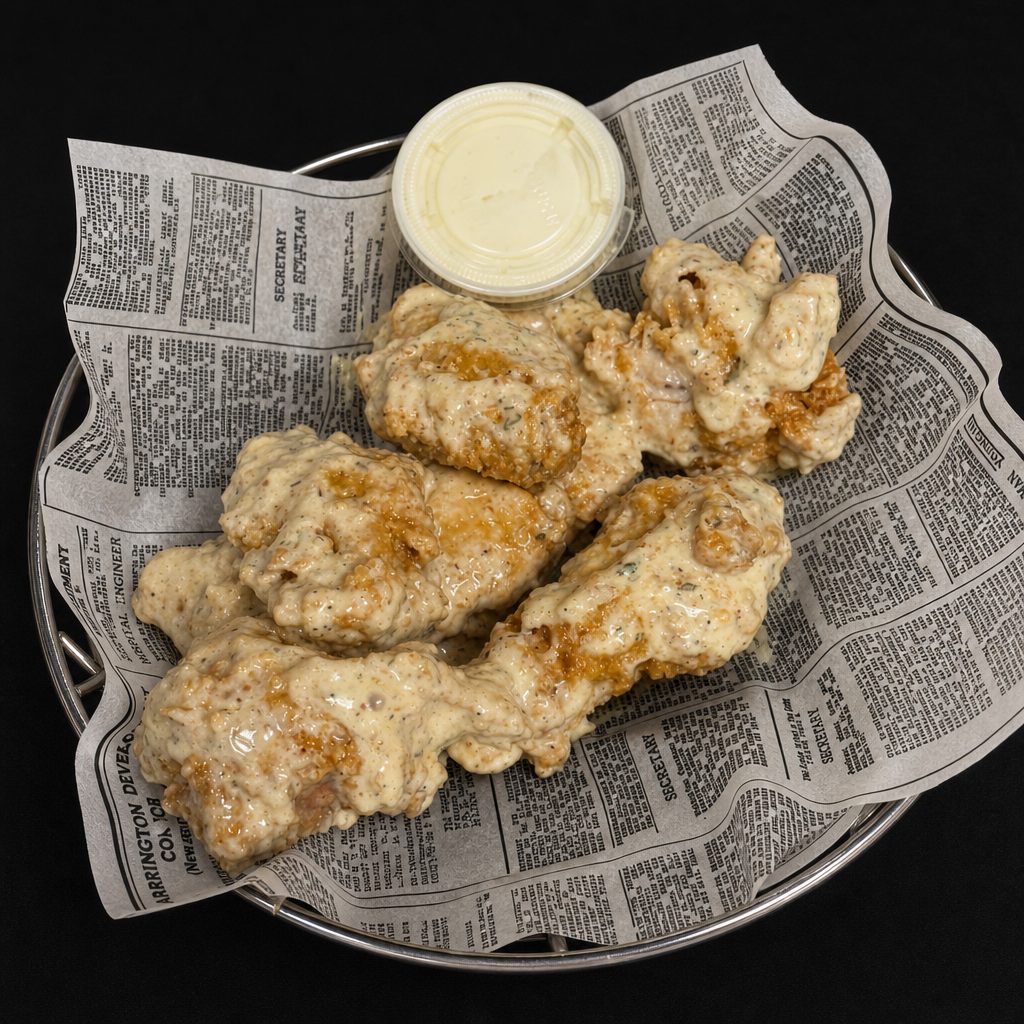 6 Bone-In Chicken Wings (per 6).