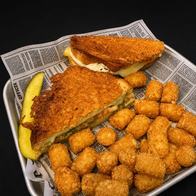 Pesto Grilled Cheese.