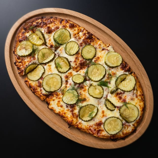 Pickle Paradise Flatbread.