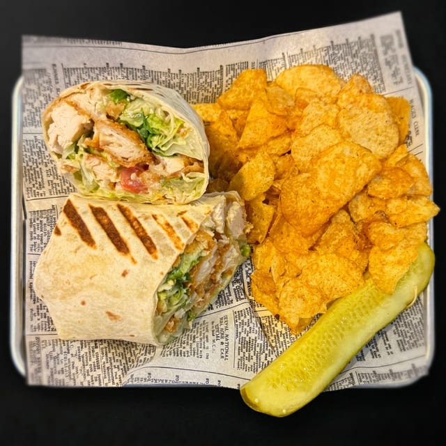 Caesar Chicken Wrap.