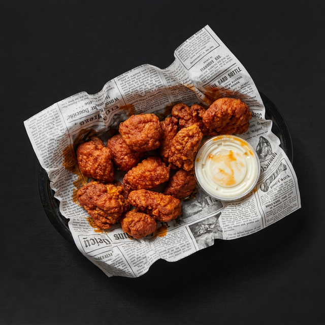 1/2 lb Boneless Chicken Wings.